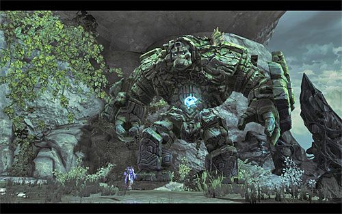 Do Orana będziesz mógł powrócić dopiero po tym jak odnajdziesz i uruchomisz wszystkie cztery kończyny - Wędrujący głaz | ZADANIA POBOCZNE | Darksiders 2 - Darksiders 2 - poradnik do gry