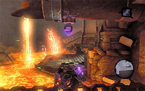 Wskocz na łańcuch i ruszaj prosto - Szrama - zdobycie i wykorzystanie szkieletowego klucza | DODATKOWE LOKACJE - Darksiders 2 - poradnik do gry