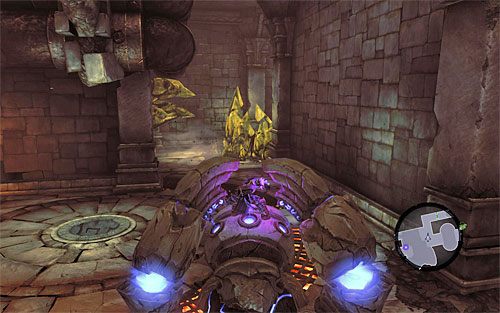 Powróć tą samą drogą na balkonik, na którym znalazłeś szkieletowy klucz - Szrama - zdobycie i wykorzystanie szkieletowego klucza | DODATKOWE LOKACJE - Darksiders 2 - poradnik do gry