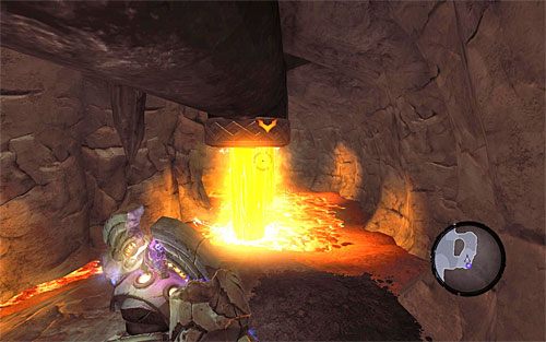 Powróć konstruktem do rozwidlenia i dla odmiany wybierz teraz prawą odnogę - Szrama - dotarcie do miejsca pobytu Ghorna | DODATKOWE LOKACJE - Darksiders 2 - poradnik do gry