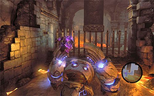 Ponownie skorzystaj z zaczepu, a następnie powróć do swojego konstrukta - Szrama - dotarcie do miejsca pobytu Ghorna | DODATKOWE LOKACJE - Darksiders 2 - poradnik do gry