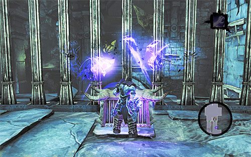 Po zakończonych walkach zbadaj okolicę w poszukowaniu stronicy Księgi Umarłych (poboczne zadanie [Księga Umarłych]) - Strzaskana Kuźnia | DODATKOWE LOKACJE | Darksiders 2 - Darksiders 2 - poradnik do gry