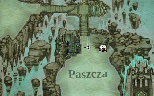 Po skorzystaniu z obu mostów prowadzących na południe, skręć w prawo, docierając do pokazanych na powyższych screenach ruin - Wyłom - eksploracja ruin | DODATKOWE LOKACJE | Darksiders 2 - Darksiders 2 - poradnik do gry