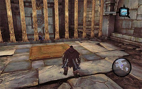 Ponownie wskocz do wody i powróć do wspomnianego wcześniej podwodnego rozwidlenia - Zbudź Wartownika (1) | Serce Góry | Darksiders 2 - Darksiders 2 - poradnik do gry