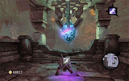 Wskocz na łańcuch i ruszaj prosto - Zbudź Wartownika (2) | Serce Góry | Darksiders 2 - Darksiders 2 - poradnik do gry