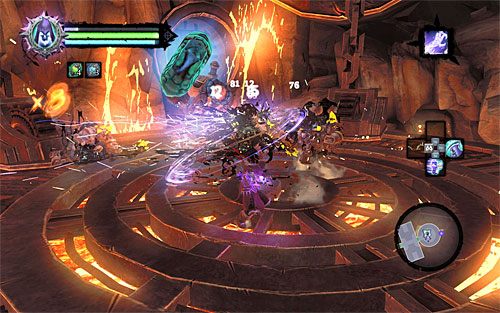 Jak się zapewne domyślasz musisz teraz powrócić z Karnem do głównego obszaru ze śpiącym Wartownikiem - Zbudź Wartownika (2) | Serce Góry | Darksiders 2 - Darksiders 2 - poradnik do gry