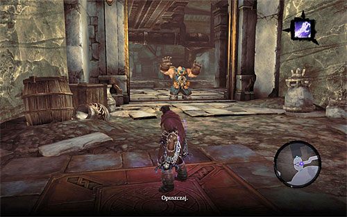 Wybierz lewy spośród dwóch tuneli prowadzących na północ - Zbudź Wartownika (2) | Serce Góry | Darksiders 2 - Darksiders 2 - poradnik do gry