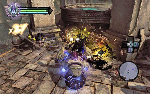 Zanim poczynisz pierwsze kroki na drodze do zdobycia drugiego fragmentu serca proponuję wykonać dwie czynności - Zbudź Wartownika (3) | Serce Góry | Darksiders 2 - Darksiders 2 - poradnik do gry