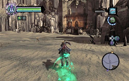 Wybierz duży most prowadzący na południe - Znajdź Wiekuisty Tron (1) | Władca Kości | Darksiders 2 - Darksiders 2 - poradnik do gry