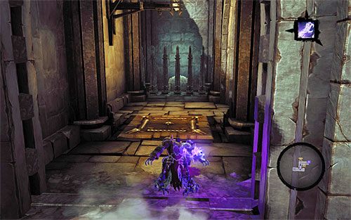 Na początek zbadaj zawartość widocznej na wprost od Ciebie skrzyni - Znajdź Wiekuisty Tron (1) | Władca Kości | Darksiders 2 - Darksiders 2 - poradnik do gry
