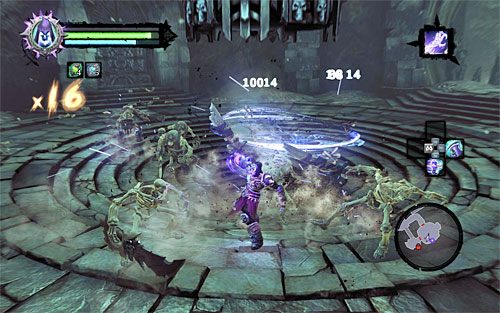 Po znalezieniu się przy zamkniętych drzwiach skieruj się do sąsiedniego pomieszczenia - Znajdź Wiekuisty Tron (1) | Władca Kości | Darksiders 2 - Darksiders 2 - poradnik do gry