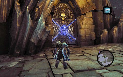 Możesz już powrócić z kluczem do mijanych wcześniej zamkniętych drzwi - Znajdź Wiekuisty Tron (2) | Władca Kości | Darksiders 2 - Darksiders 2 - poradnik do gry