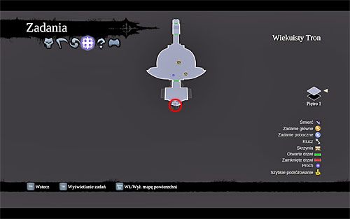 1) Artefakt możesz odnaleźć za tronem, na którym przesiaduje Władca Kości i jego pozyskanie staje się możliwe dopiero po zaliczeniu głównego zadania związanego ze Złoconą Areną - Elu Goth (miejsca odnajdywania artefaktów) | Zaginione artefakty | Darksiders 2 - Darksiders 2 - poradnik do gry