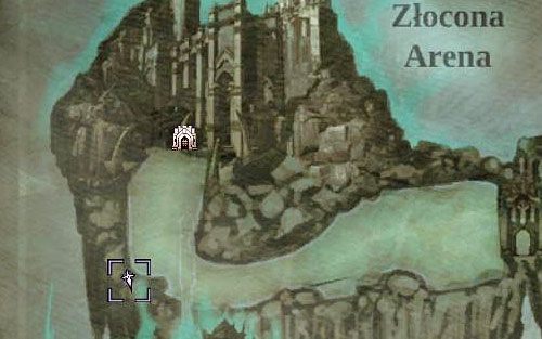 1) Artefakt możesz odnaleźć za skałami, niedaleko wejścia do Złoconej Areny - Renagoth (miejsca odnajdywania artefaktów) | Zaginione artefakty | Darksiders 2 - Darksiders 2 - poradnik do gry