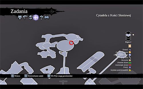 1) Artefakt możesz odnaleźć w trakcie eksploracji północnej części cytadeli, a konkretnie w obszarze, w którym trzeba naładować ostatnią żółtą kulę, doprowadzając do przemiany czarnej mazi w wodę - Khagoth (miejsca odnajdywania artefaktów) | Zaginione artefakty | Darksiders 2 - Darksiders 2 - poradnik do gry