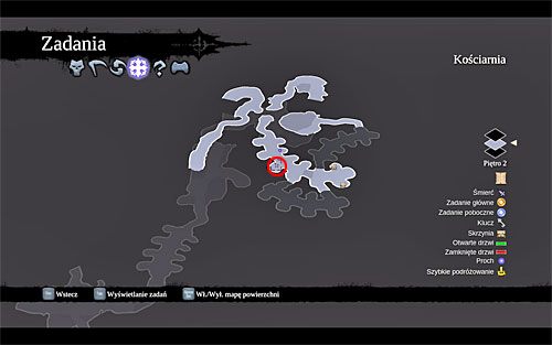 1) Zwój odnajdziesz w trakcie eksploracji pierwszego korytarza okupowanego przez skarabeusze - Królestwo Umarłych (miejsca odnajdywania zwojów Szafarza) | Zdobycz Kanclerza - Darksiders 2 - poradnik do gry