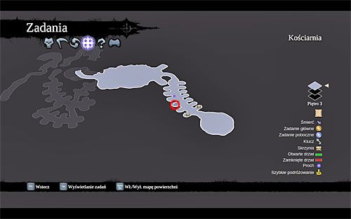 2) Zwój odnajdziesz tuż po stoczeniu głównej bitwy z nieumarłymi skarabeuszami gigantami, a konkretnie w trakcie przemierzania korytarza prowadzącego na południowy-wschód - Królestwo Umarłych (miejsca odnajdywania zwojów Szafarza) | Zdobycz Kanclerza - Darksiders 2 - poradnik do gry