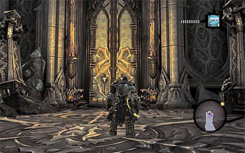 Po zakończeniu rozmowy z Ostegothem wznów proces przemieszczania się na północ - Znajdź Szaloną Królową | Szalona Królowa | Darksiders 2 - Darksiders 2 - poradnik do gry