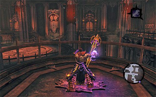 Przesuń się na koniec maksymalnie w prawo i wespnij na nową półkę - Znajdź Samaela - wschodnia część Czarnej Skały | Władca Czarnej Skały - Darksiders 2 - poradnik do gry