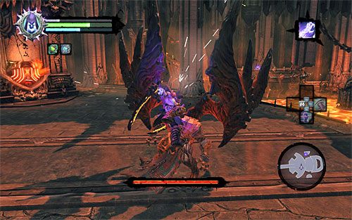 Boss jest na szczęście podatny na wszystkie rodzaje Twoich ataków, także te standardowe - Boss 19 - Samael | Władca Czarnej Skały | Darksiders 2 - Darksiders 2 - poradnik do gry