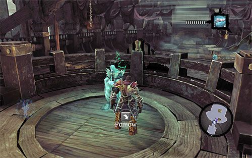 Podejdź do Kanclerza i zainicjuj z nim rozmowę, dowiadując się, że poszukiwana dusza nie przewinęła się przez dwór Władcy Kości - Zagubiona dusza | ZADANIA POBOCZNE | Darksiders 2 - Darksiders 2 - poradnik do gry