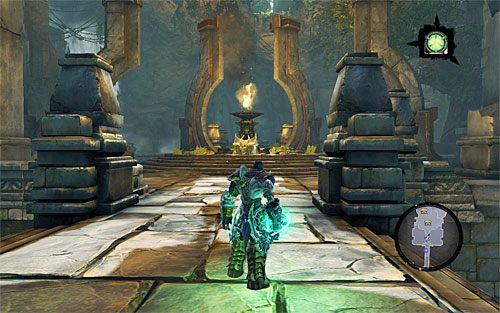 Skorzystaj z północnych drzwi, docierając do stosunkowo dużej sali (powyższy screen) - Grań Płaczu | DODATKOWE LOKACJE | Darksiders 2 - Darksiders 2 - poradnik do gry