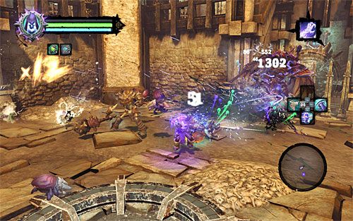 Na czwartym poziomie Labiryntu Szafarza zmuszony zostaniesz do staczania walk z kościanymi mistrzami, skarabeuszami oraz skarabeuszami gigantami - Poziomy I - V | Zdobycz Kanclerza | Darksiders 2 - Darksiders 2 - poradnik do gry