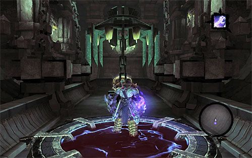 W celu dotarcia do komnaty ze skrzynią (powyższy screen) wybieraj następujące portale - Poziomy VI - X | Zdobycz Kanclerza | Darksiders 2 - Darksiders 2 - poradnik do gry