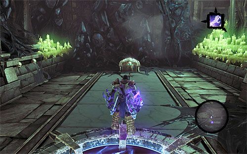 W celu dotarcia do komnaty ze skrzynią (powyższy screen) wybieraj następujące portale - Poziomy VI - X | Zdobycz Kanclerza | Darksiders 2 - Darksiders 2 - poradnik do gry