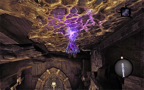 Zbliż się do dużej dziury - Znajdź wejście na Złoconą Arenę | Królewska zapłata | Darksiders 2 - Darksiders 2 - poradnik do gry