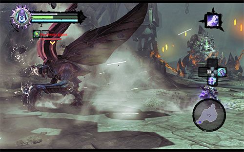 Przed Tobą starcie z pełniącym rolę mini-bossa skarabeuszem gigantem - Przyzwij Mistrza Areny (2) | Królewska zapłata | Darksiders 2 - Darksiders 2 - poradnik do gry