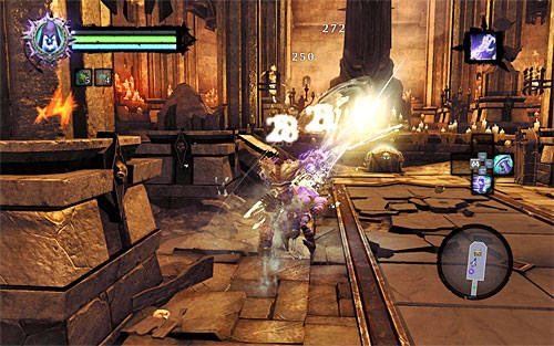 Po dotarciu do nowego pomieszczenia rozpraw się z okolicznymi mumiami, a następnie zajrzyj do pobliskiej skrzyni - Wskrześ Faryzjonera (1) | Faryzjoner | Darksiders 2 - Darksiders 2 - poradnik do gry