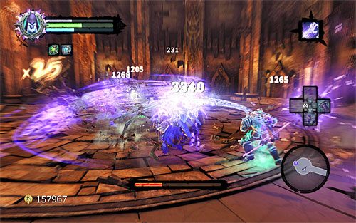 Za każdym razem gdy Faryzjoner otrzyma określoną ilość obrażeń przyzwie sobie na pomoc słabsze potwory - Boss 9 - Faryzjoner | Faryzjoner | Darksiders 2 - Darksiders 2 - poradnik do gry