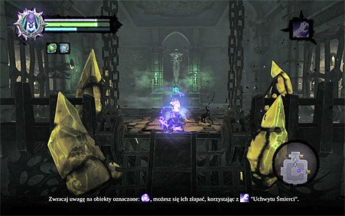 Jak zapewne zauważyłeś most zwodzony podniósł się tylko w połowie - Znajdź pierwszą duszę | Sędzia | Darksiders 2 - Darksiders 2 - poradnik do gry