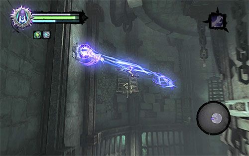 Musisz teraz powrócić do wspomnianej wyżej interaktywnej krawędzi - Znajdź pierwszą duszę | Sędzia | Darksiders 2 - Darksiders 2 - poradnik do gry