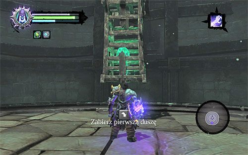 Zaczekaj aż Śmierć dotrze do najwyższej interaktywnej krawędzi - Znajdź pierwszą duszę | Sędzia | Darksiders 2 - Darksiders 2 - poradnik do gry