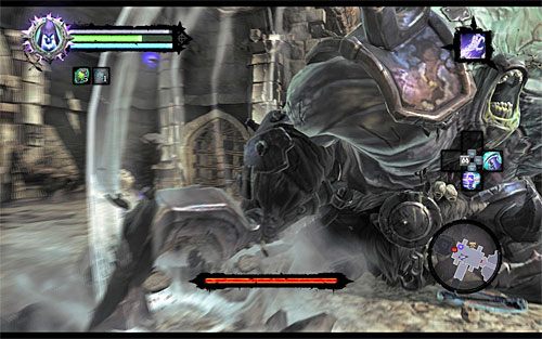 Dręczyciel to bardzo powolny boss, ale nie oznacza to oczywiście, że należy go lekceważyć - Boss 10 - Dręczyciel | Sędzia | Darksiders 2 - Darksiders 2 - poradnik do gry