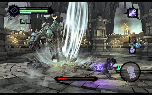 Kościany olbrzym to Twój nowy przeciwnik i dysponuje on dwoma podstawowymi typami ataków - Boss 12 - Kościany olbrzym | Sędzia | Darksiders 2 - Darksiders 2 - poradnik do gry