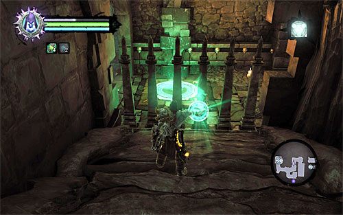 Ruszaj na zachód, odnajdując po drodze dwie skrzynie ze skarbami - Przetrwaj Psychameron (2) | Bazyleus | Darksiders 2 - Darksiders 2 - poradnik do gry