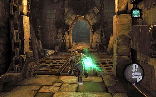 Skorzystaj z nowo odblokowanego przejścia, kierując się w prawo (na południe) - Przetrwaj Psychameron (2) | Bazyleus | Darksiders 2 - Darksiders 2 - poradnik do gry
