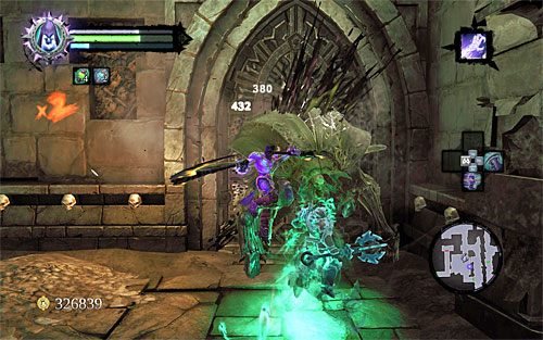 Ostatnią trzecią częścią opisywanej bitwy jest pojedynek z nieumarłymi skarabeuszami gigantami - Przetrwaj Psychameron (2) | Bazyleus | Darksiders 2 - Darksiders 2 - poradnik do gry