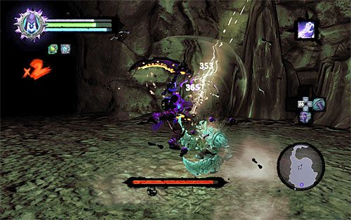 O ile różnorodność ataków Bazyleusa może Ci początkowo sprawiać trochę problemów, o tyle w temacie zadawania mu obrażeń nie musisz się liczyć z żadnymi komplikacjami - Boss 13, 14 - Bazyleus, Achidna | Bazyleus | Darksiders 2 - Darksiders 2 - poradnik do gry