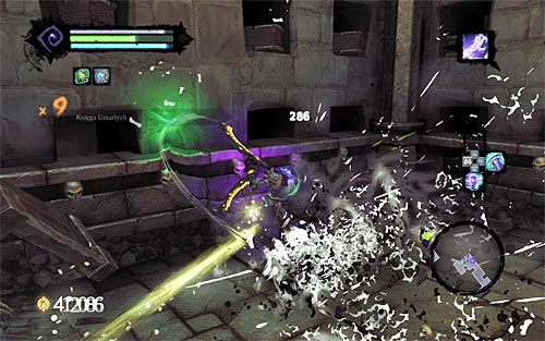 Zacznij od poniszczenia okolicznych obiektów - Przeszukaj Miasto Umarłych - górne poziomy (2) | Miasto Umarłych | Darksiders 2 - Darksiders 2 - poradnik do gry