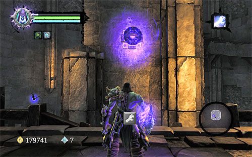 Tradycyjnie już radzę rozpocząć od zanurkowania, odnajdując pod wodą Monetę Przewoźnika - Znajdź drugą duszę (2) | Sędzia | Darksiders 2 - Darksiders 2 - poradnik do gry