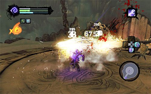 Druga część bitwy to pojedynek z kilkoma nieumarłymi drapieżcami oraz jeszcze jednym nieumarłym tyranem - Przetrwaj Psychameron (1) | Bazyleus | Darksiders 2 - Darksiders 2 - poradnik do gry