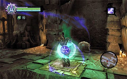 Wybierz z rozwijanego menu umiejętność Uchwyt Śmierci - Przetrwaj Psychameron (1) | Bazyleus | Darksiders 2 - Darksiders 2 - poradnik do gry