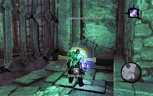 Na początek odszukaj Monetę Przewoźnika i skrzynię - Przeszukaj Miasto Umarłych - wschodnia część | Miasto Umarłych | Darksiders 2 - Darksiders 2 - poradnik do gry