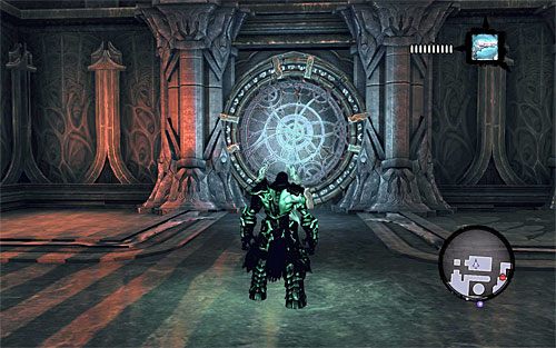 Po wygranej bitwie rozejrzyj się za ukrytym w jednym z narożników artefaktem dynastii Etu-Goth (poboczne zadanie [Zaginione artefakty]) - Znajdź Samaela - zachodnia część Czarnej Skały | Władca Czarnej Skały - Darksiders 2 - poradnik do gry