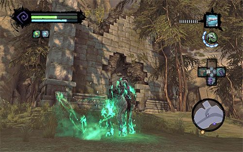 4 - Kraina Kuźni (miejsca odnajdywania magicznych głazokęsów) | Kamień z serca - Darksiders 2 - poradnik do gry