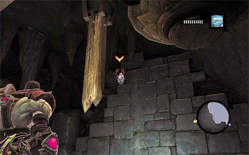 1) Głaz możesz odnaleźć w dość trudno dostępnej podziemnej pieczarze - Kraina Kuźni (miejsca odnajdywania głazokęsów siły) | Kamień z serca - Darksiders 2 - poradnik do gry